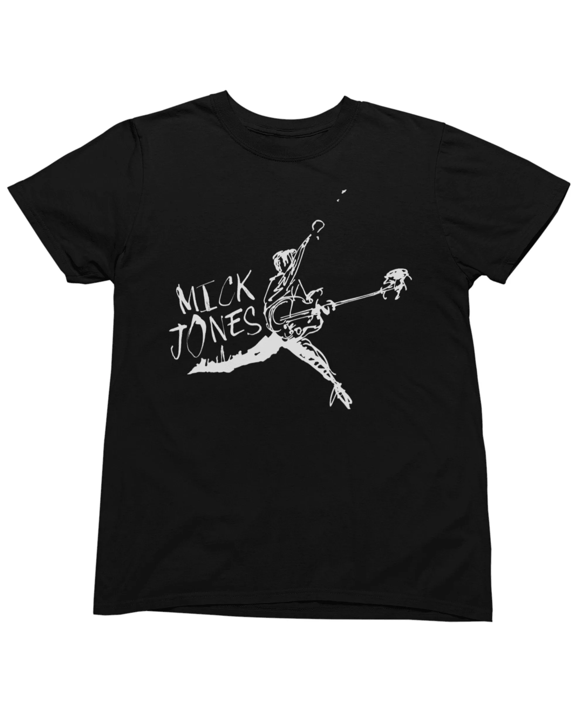 The Clash Mick Jones Leap Illustration T-Shirt