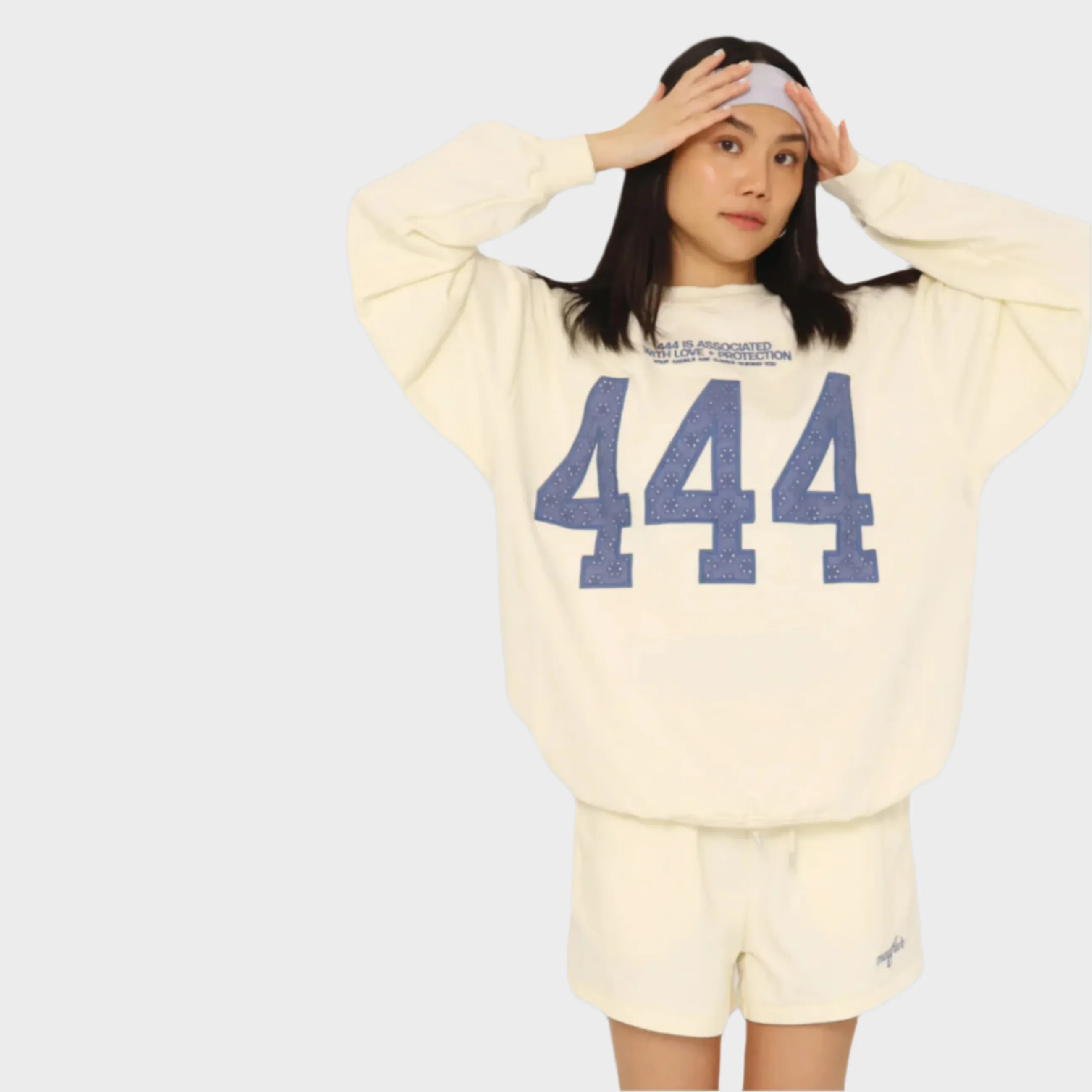 The Mayfair Group - "444" - Pearl Crewneck