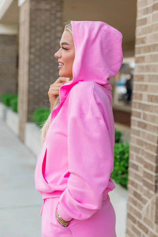 Tried It All Pink Zip Up Jacket FINAL SALE