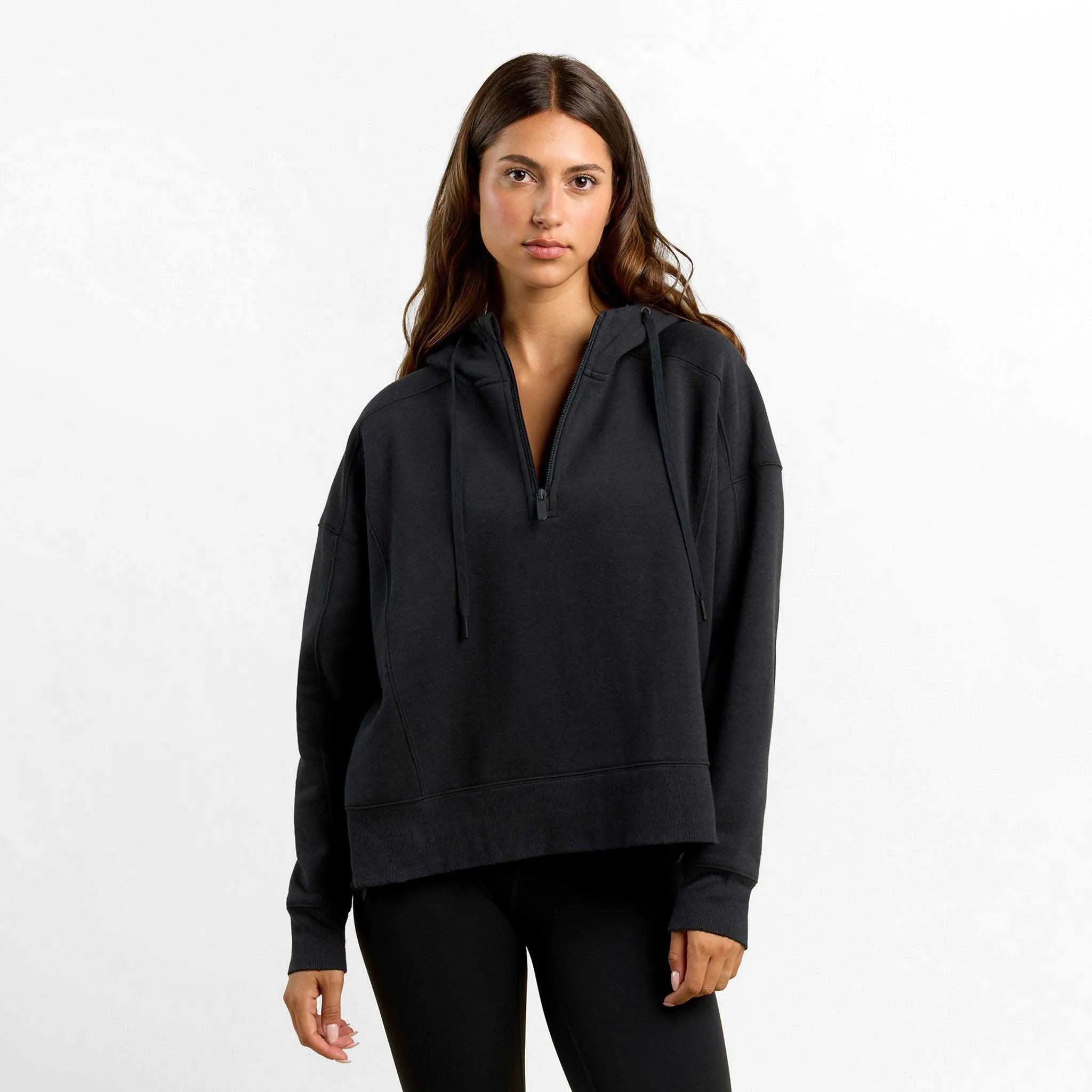 Vintage Fleece Downtime Quarter-Zip | Black