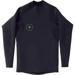 Vissla 1mm Reversible Performance Long Sleeve Wetsuit Jacket Top - Black