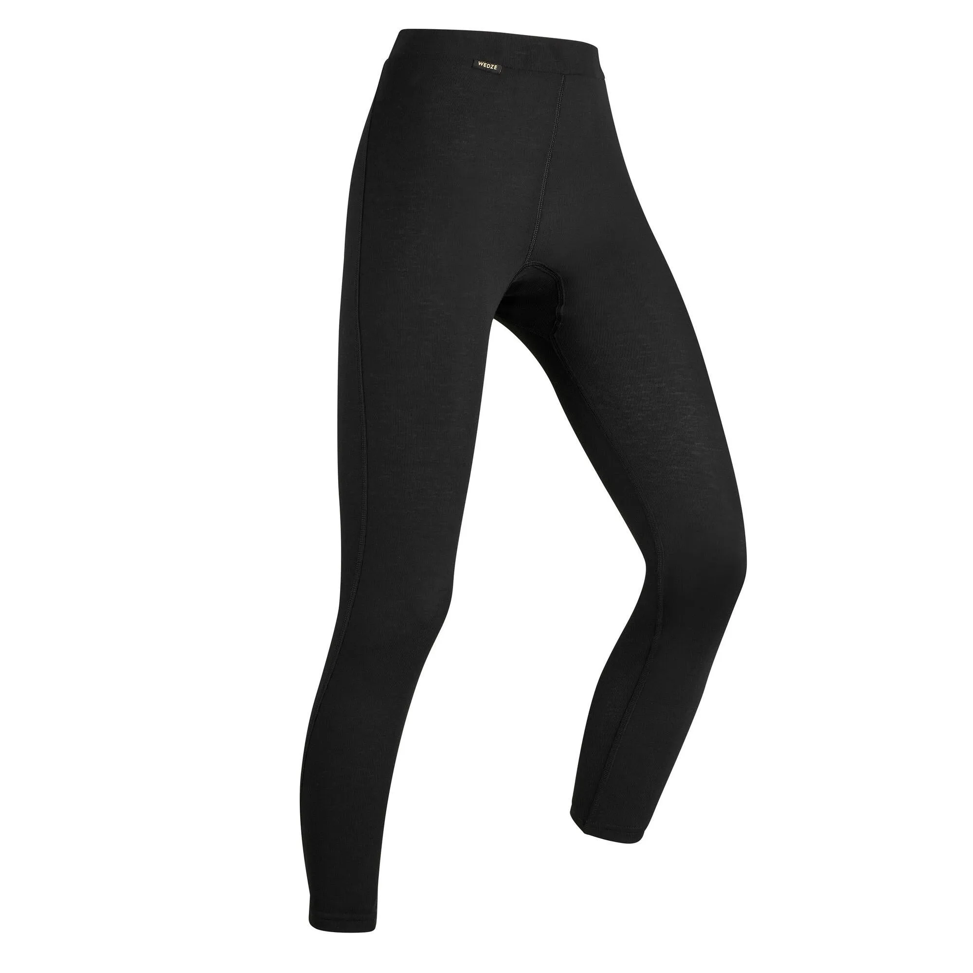 Wedze WOMEN'S SKI BASE LAYER BOTTOM - BL 100 - BLACK