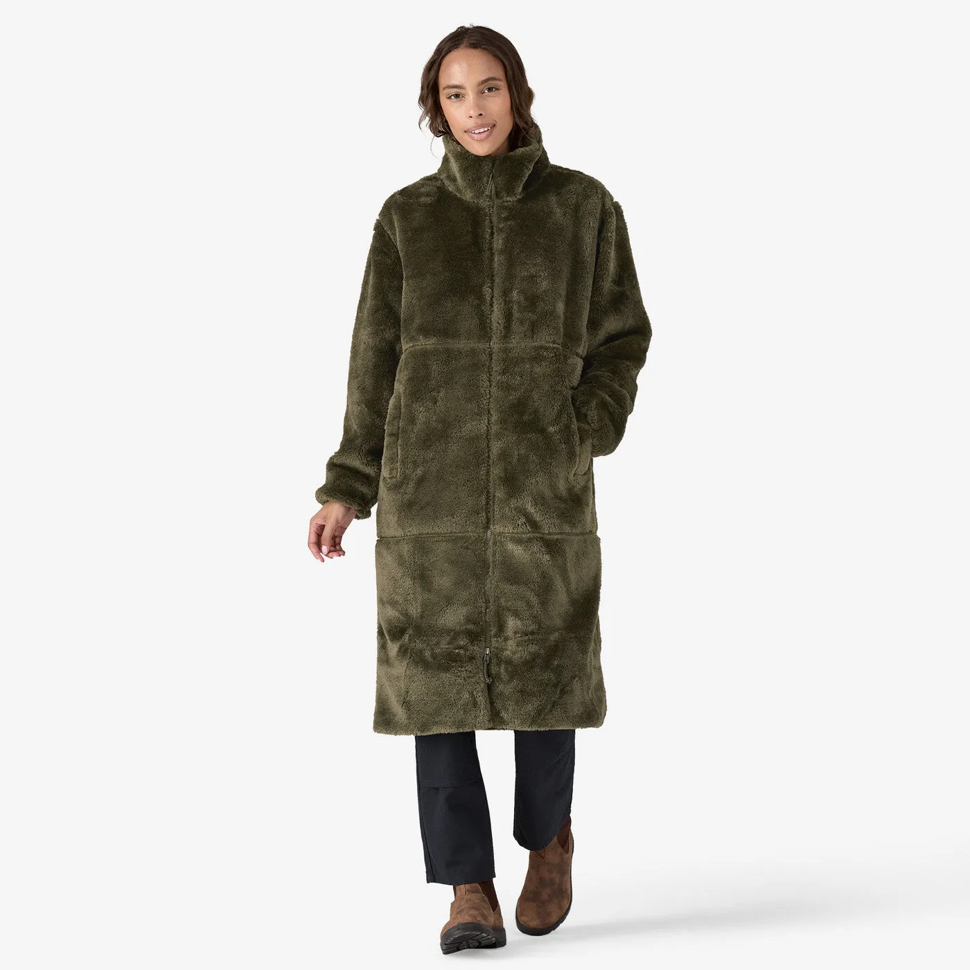 Women's Patagonia | Lonesome Mesa Long Coat | Pine Needle Green